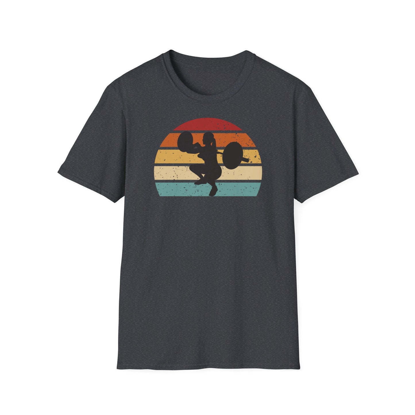 RETRO FRONT SQUAT KVINNA T-SHIRT