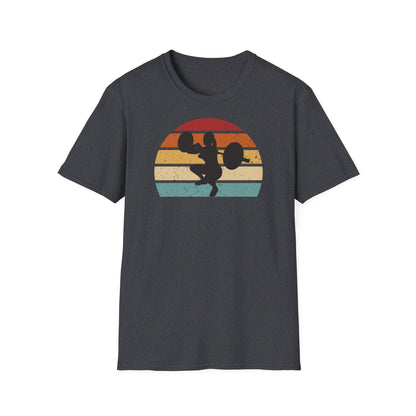 RETRO FRONT SQUAT KVINNA T-SHIRT