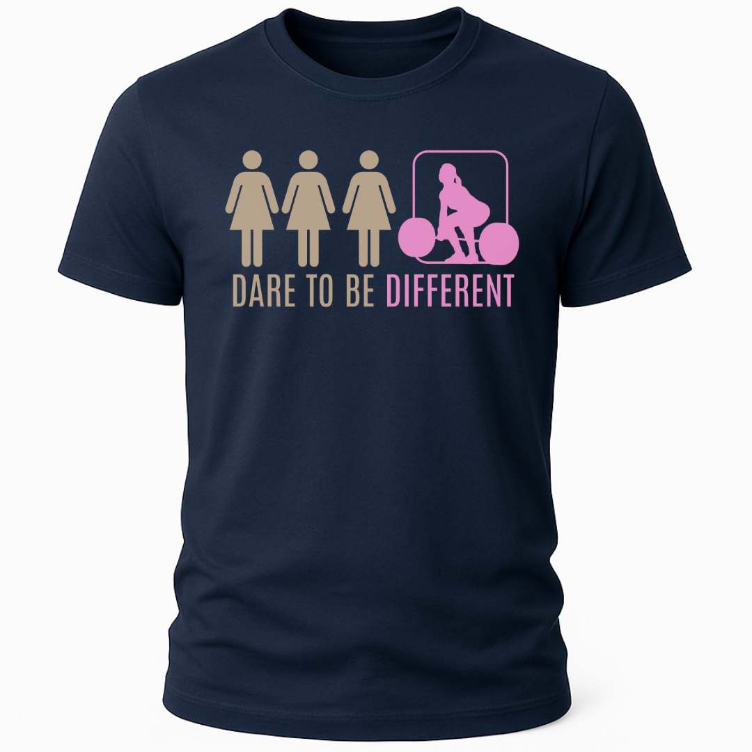 BE DIFFERENT DEADLIFT T-SHIRT