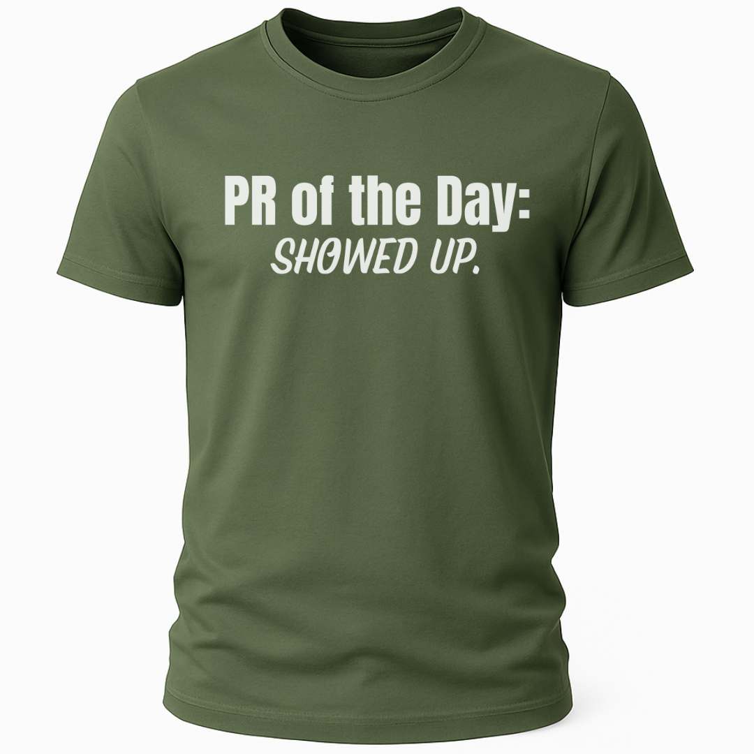 SHOWED UP T-SHIRT
