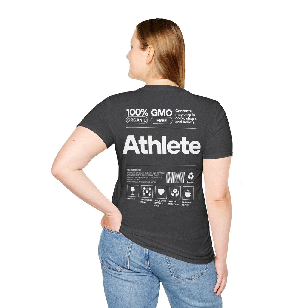 ATHLETE DESCRIPTION BACK T-SHIRT