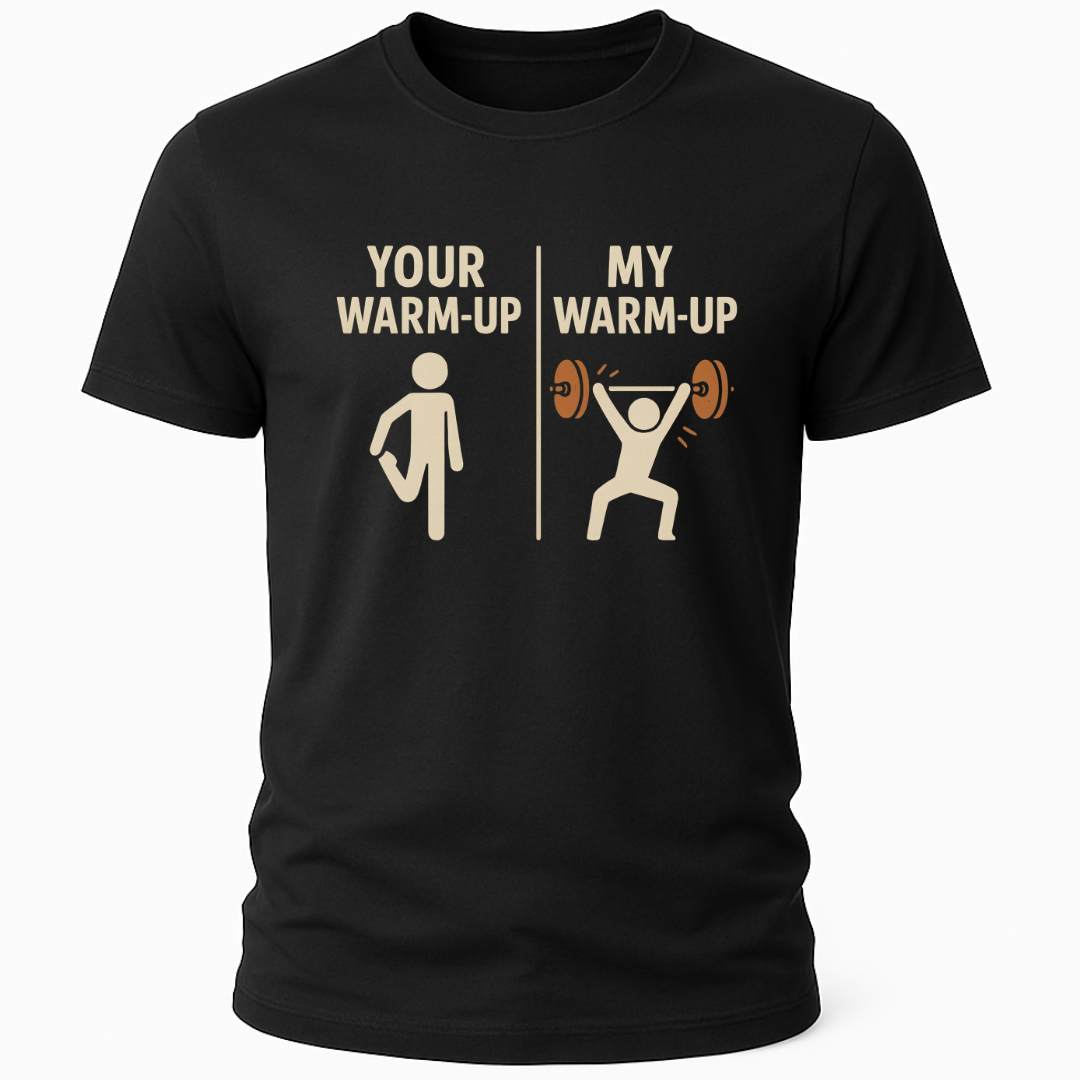 MY WARM-UP T-SHIRT