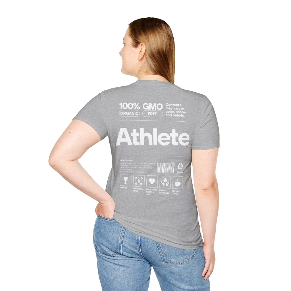 ATHLETE DESCRIPTION BACK T-SHIRT