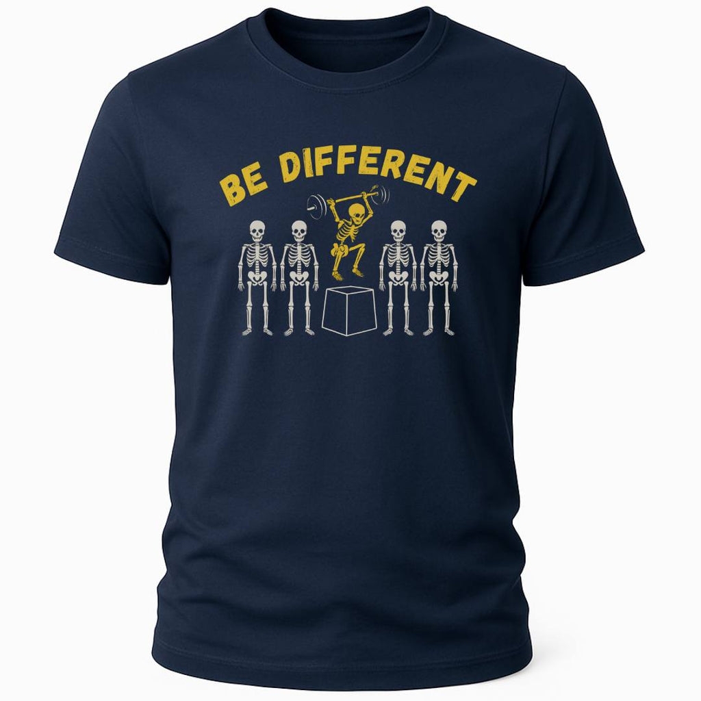BE DIFFERENT SKELETON T-SHIRT