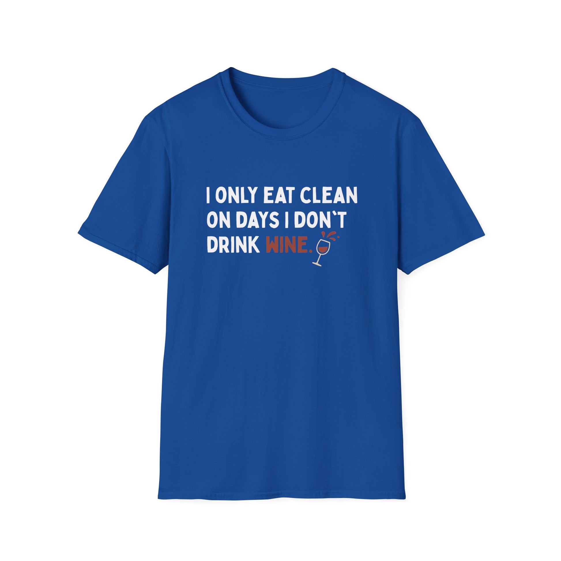 EAT CLEAN DRINK WINE T-SHIRT