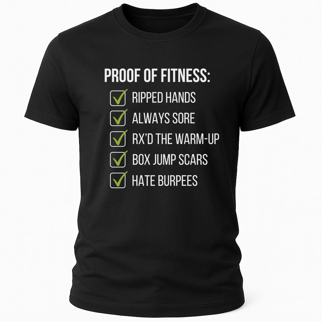 PROOF OF FITNESS T-SHIRT