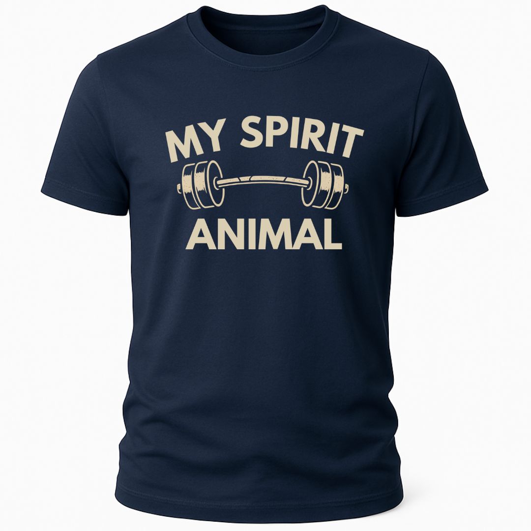 MY SPIRIT ANIMAL BARBELL T-SHIRT