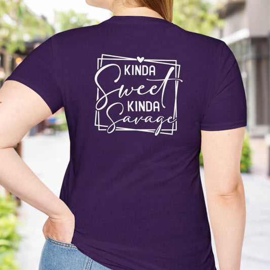 KINDA SWEET, KINDA SAVAGE T-SHIRT