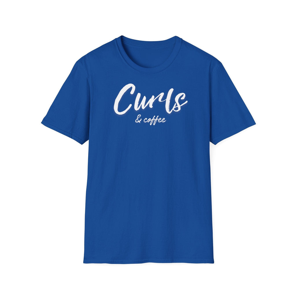 Curls &amp; coffee T-shirt