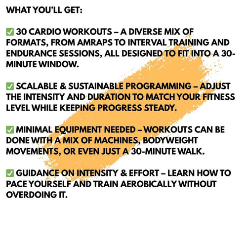 30/30 CARDIO CHALLENGE EBOOK