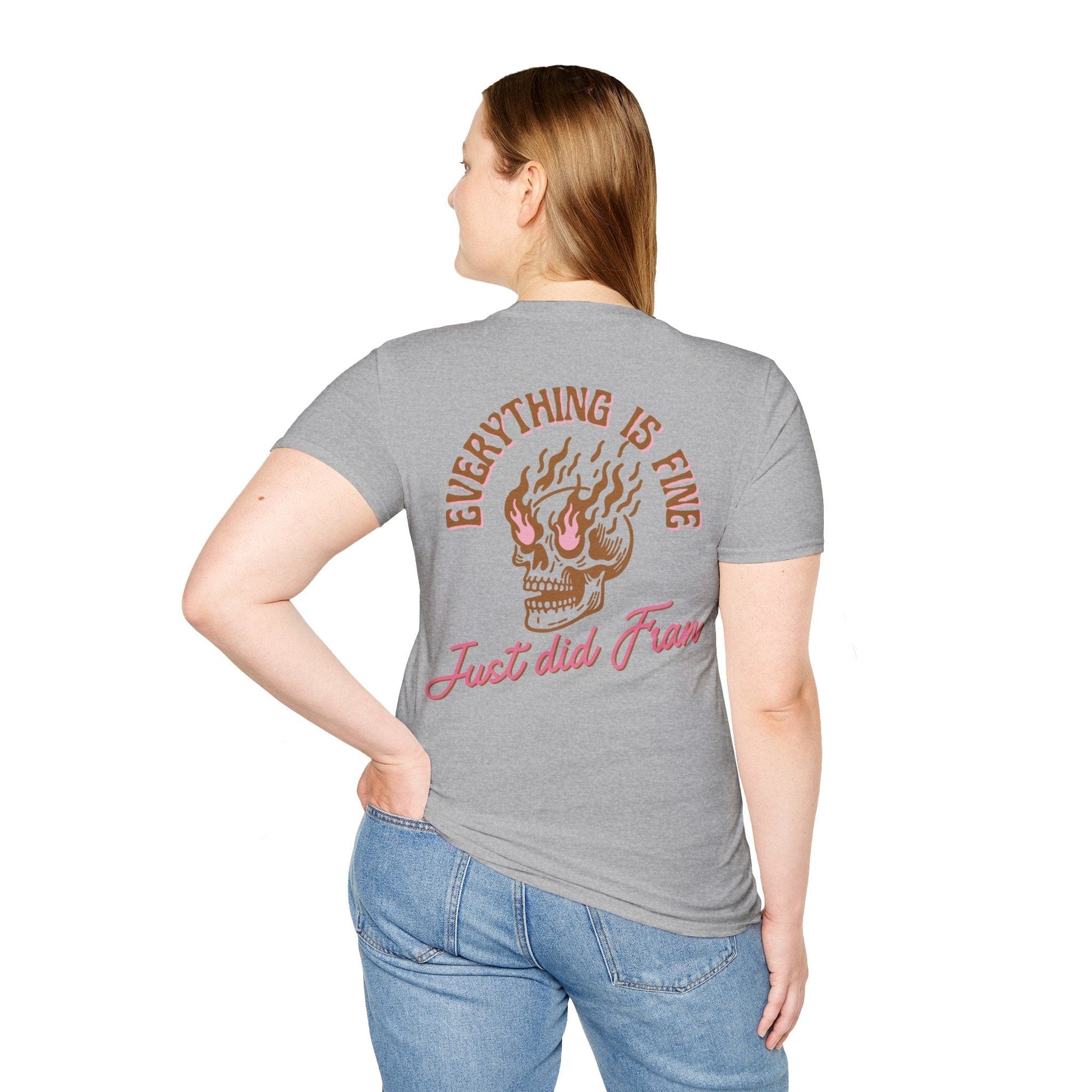 EVERYTHING IS FINE BACK T-SHIRT