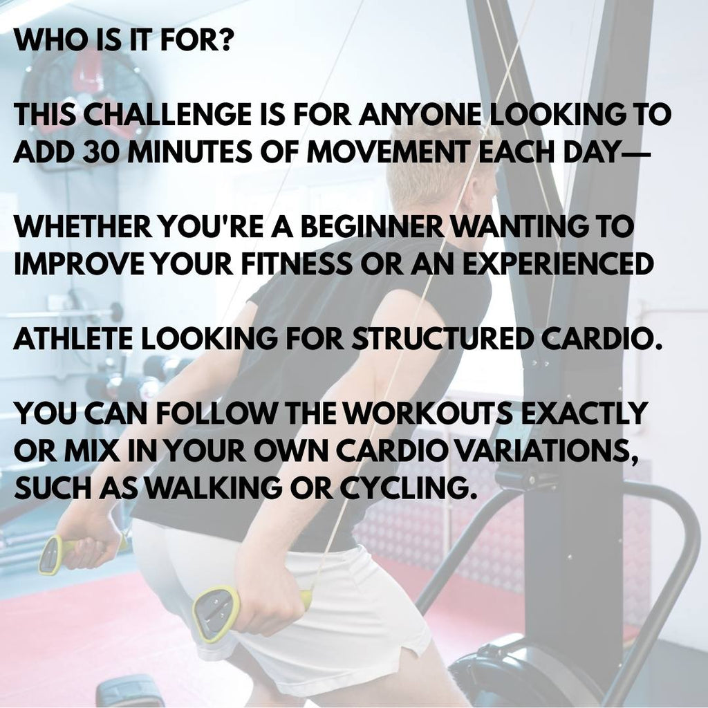 30/30 CARDIO CHALLENGE EBOOK
