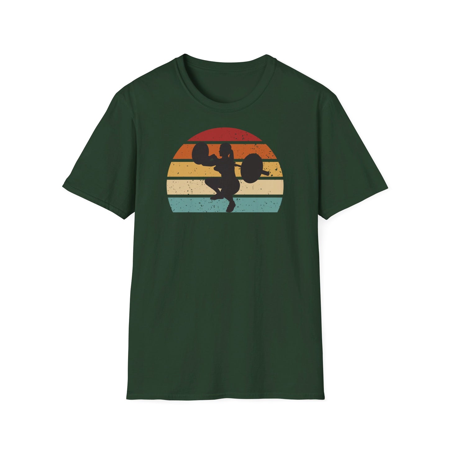RETRO FRONT SQUAT KVINNA T-SHIRT