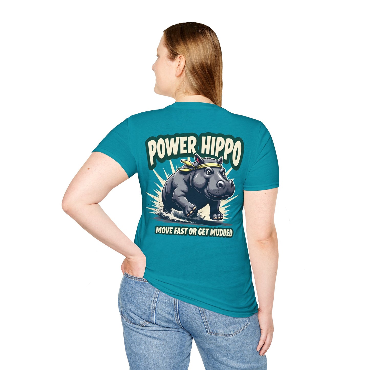 POWER HIPPO BACK T-SHIRT