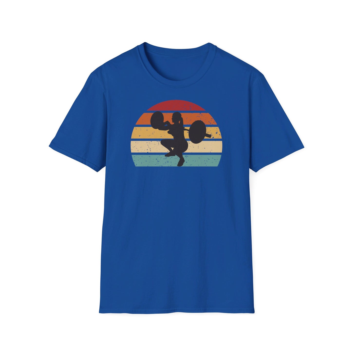 RETRO FRONT SQUAT KVINNA T-SHIRT