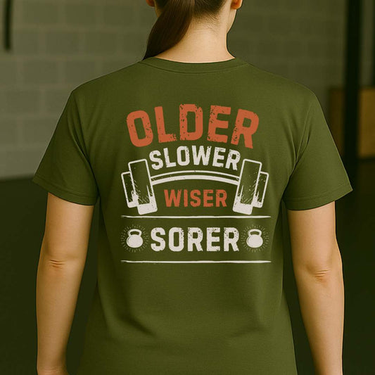 OLDER SORER BACK T-SHIRT