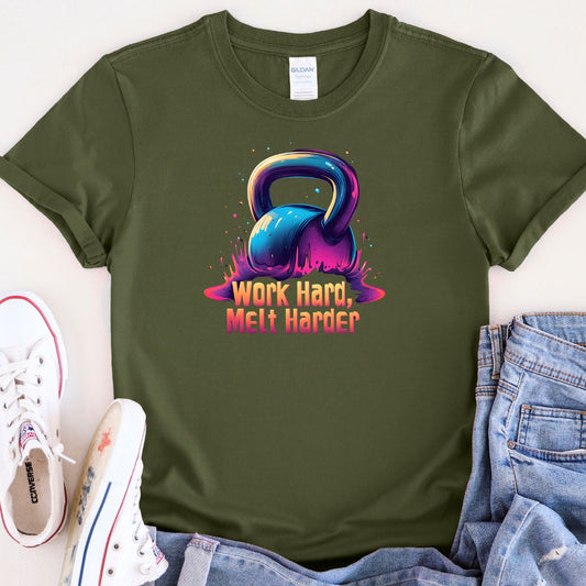 WORK HARD, MELT HARD T-SHIRT