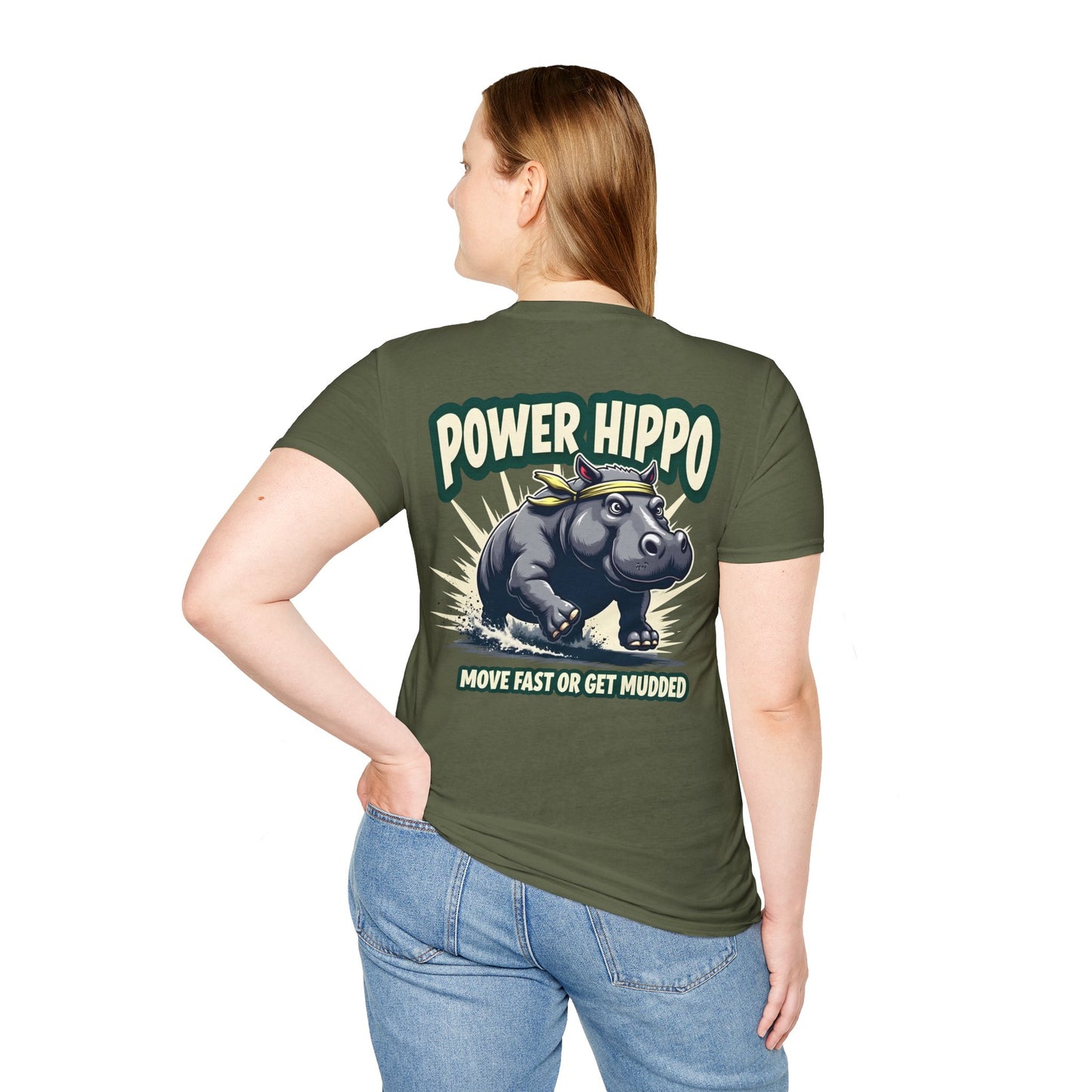POWER HIPPO BACK T-SHIRT