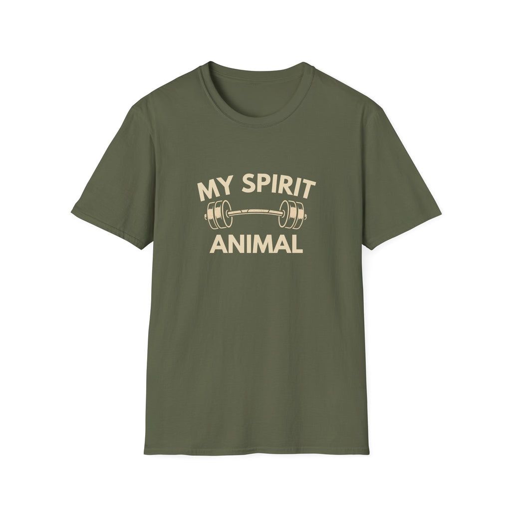 MY SPIRIT ANIMAL BARBELL T-SHIRT
