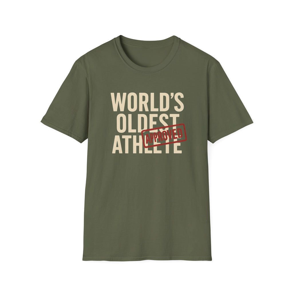 OLDEST ATHLETE APPROVED T-SHIRT