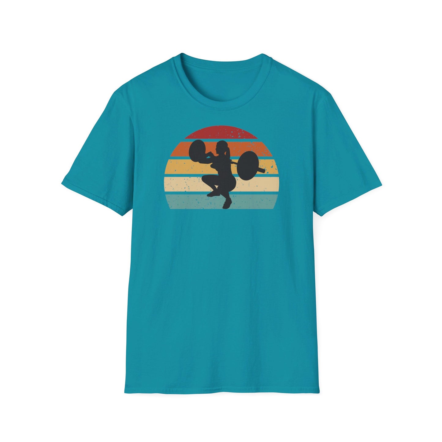 RETRO FRONT SQUAT KVINNA T-SHIRT
