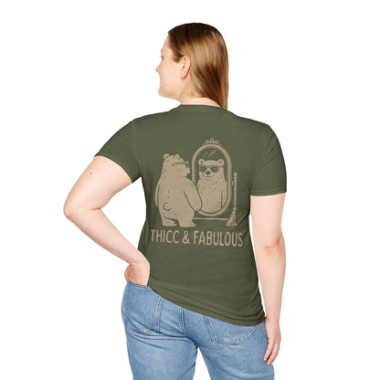 THICC AND  FABULOUS BACK T-SHIRT