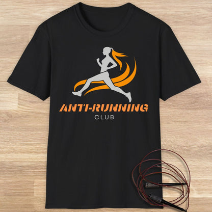 ANTI-RUNNING WOMAN T-SHIRT