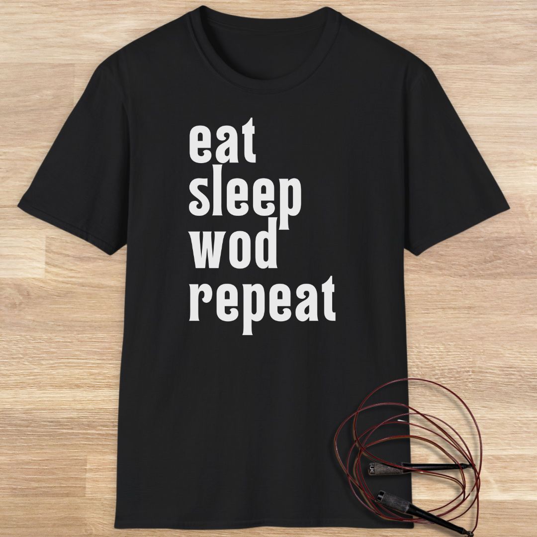 EAT SLEEP WOD REPEAT T-SHIRT