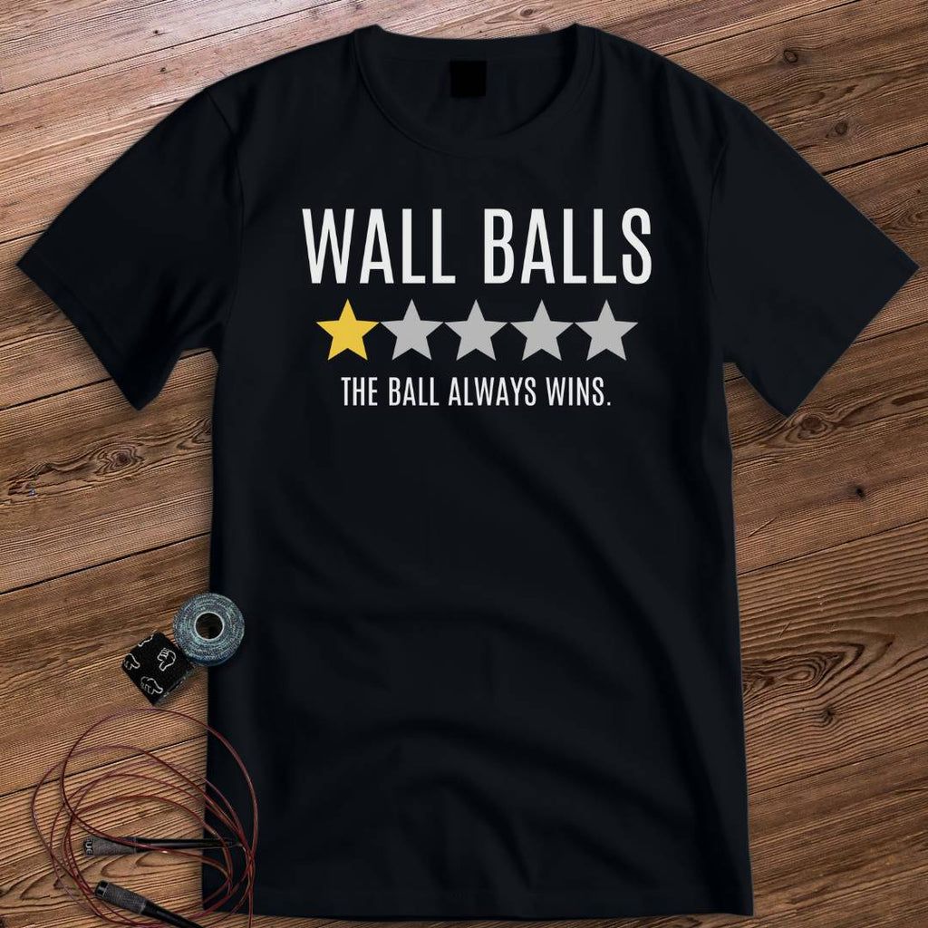 WALL BALLS REVIEW T-SHIRT