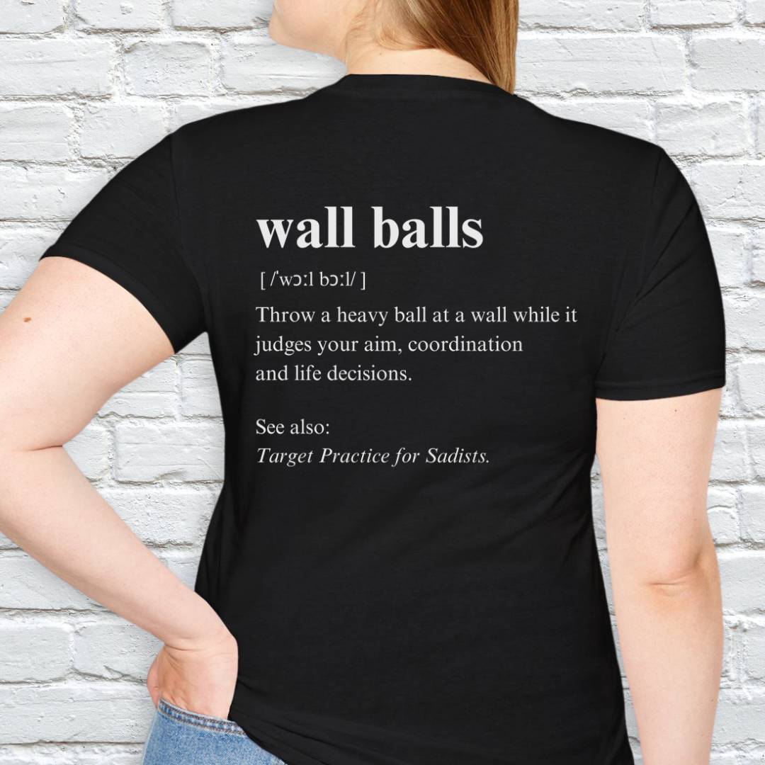 WALL BALLS DEFINITION BACK T-SHIRT