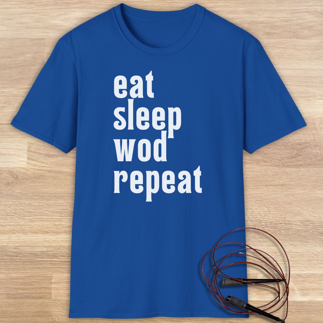 EAT SLEEP WOD REPEAT T-SHIRT