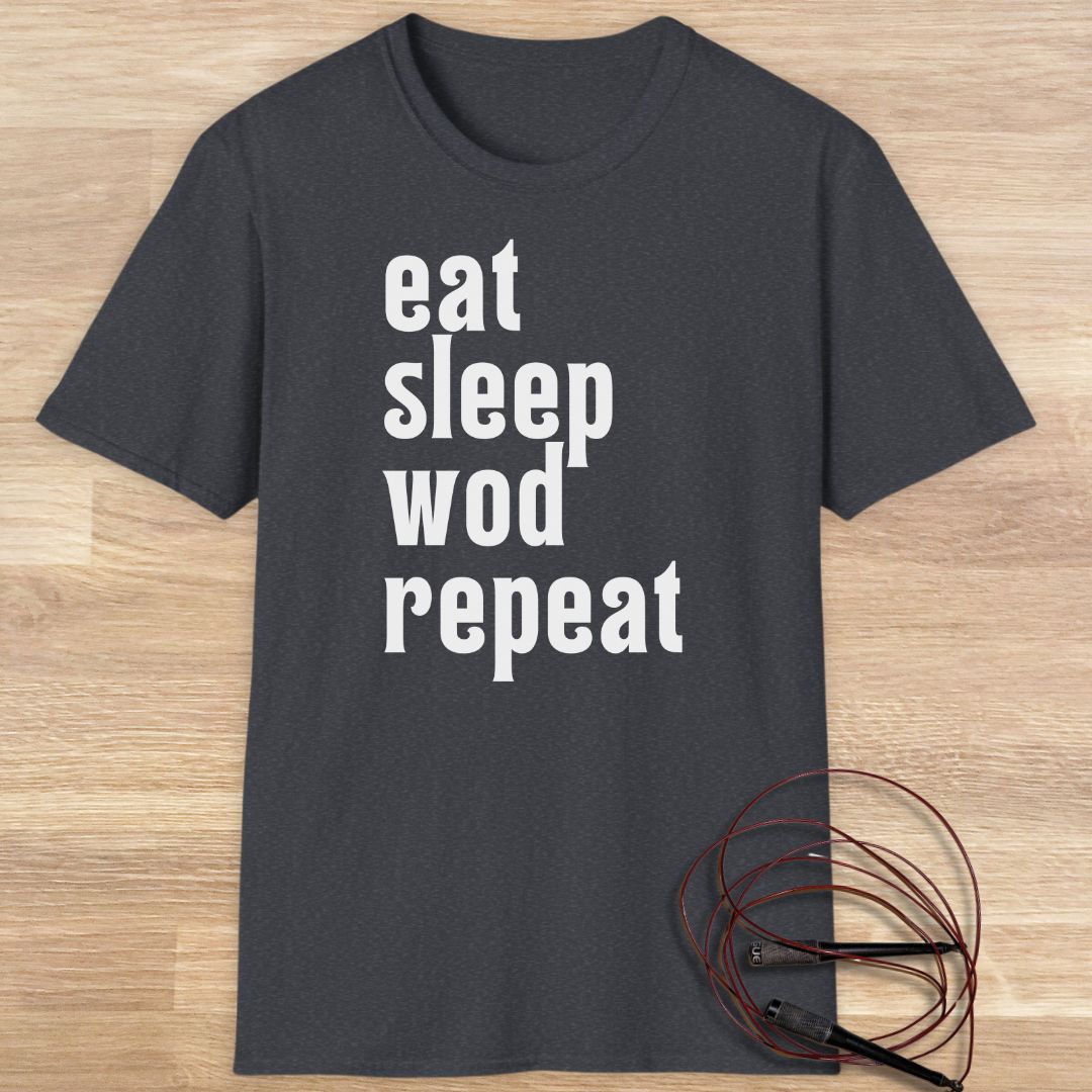EAT SLEEP WOD REPEAT T-SHIRT
