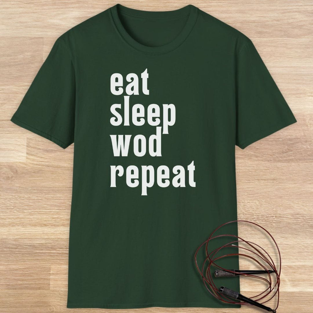EAT SLEEP WOD REPEAT T-SHIRT
