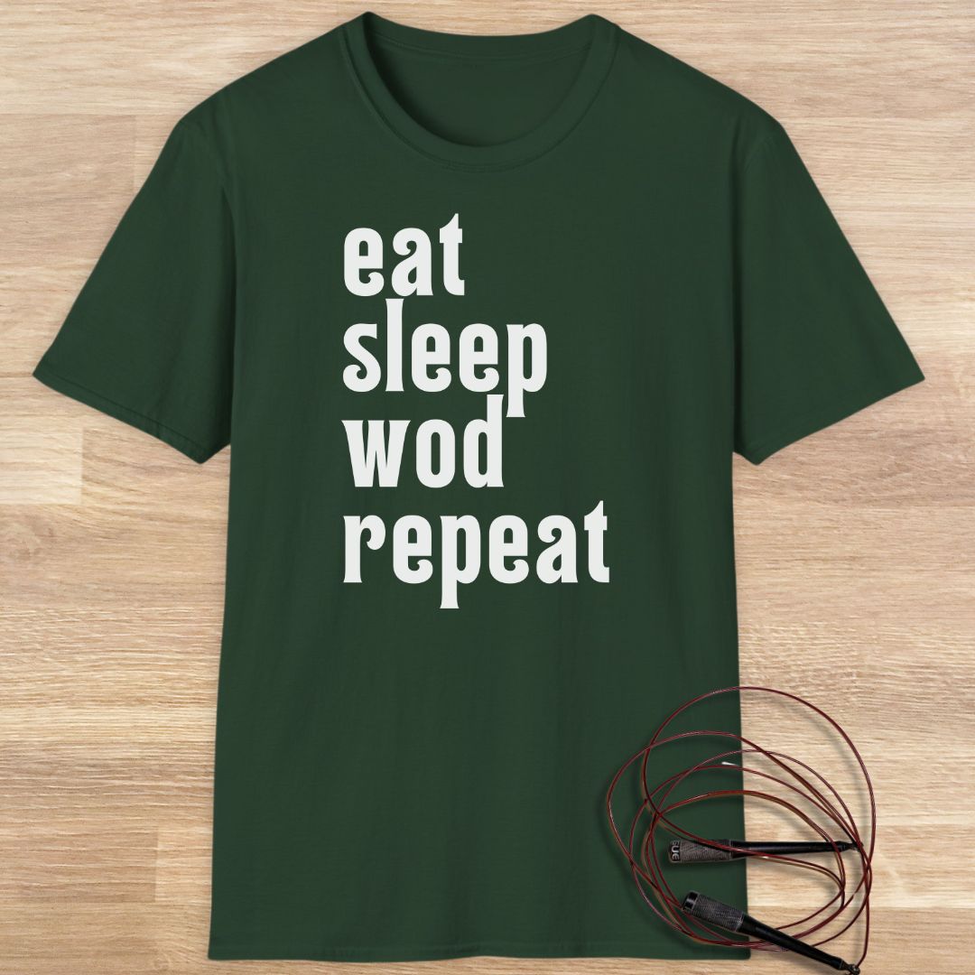 EAT SLEEP WOD REPEAT T-SHIRT