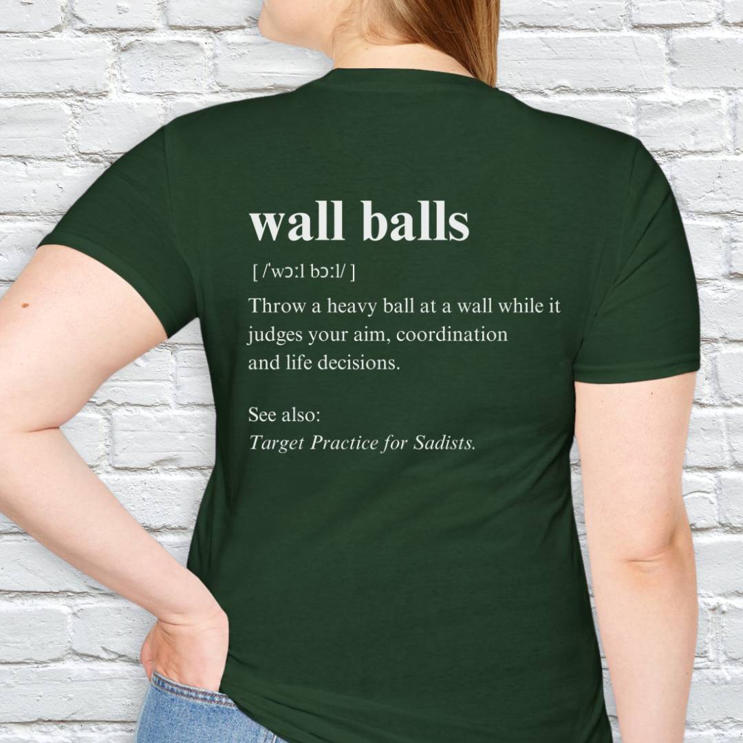 WALL BALLS DEFINITION BACK T-SHIRT