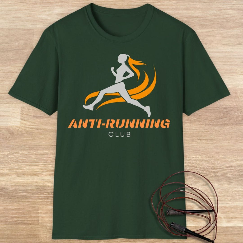 ANTI-RUNNING WOMAN T-SHIRT