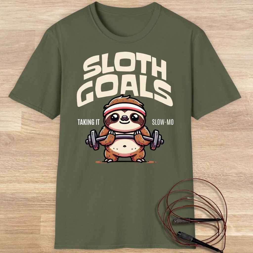 SLOTH GOALS T-SHIRT