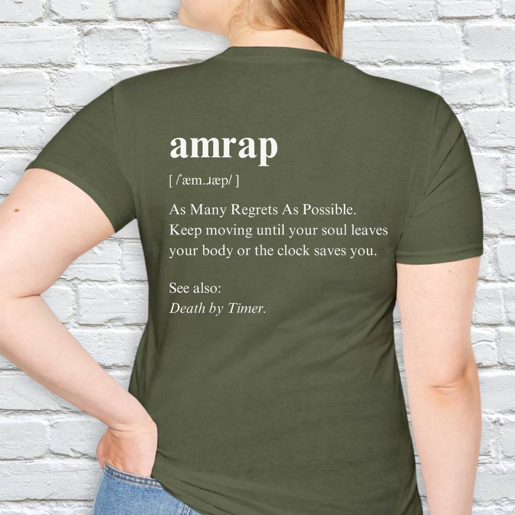AMRAP DEFINITION T-SHIRT