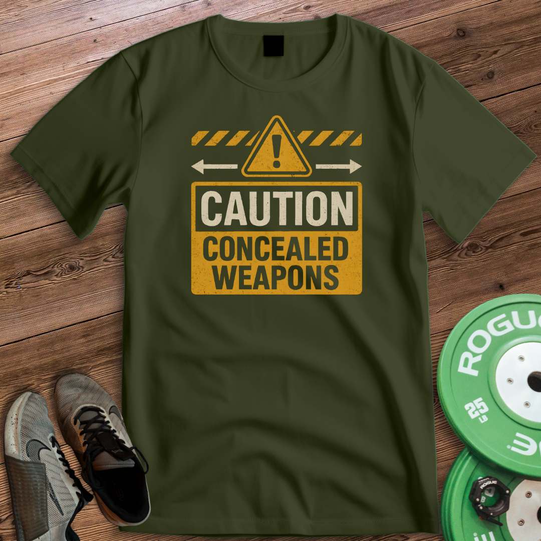 CONCEALED WEAPONS T-SHIRT