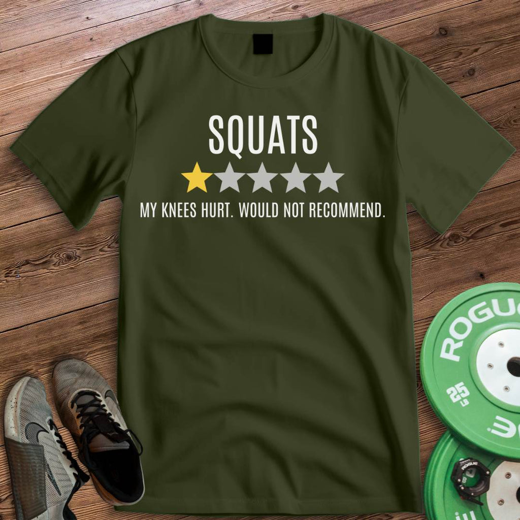 SQUATS REVIEW T-SHIRT