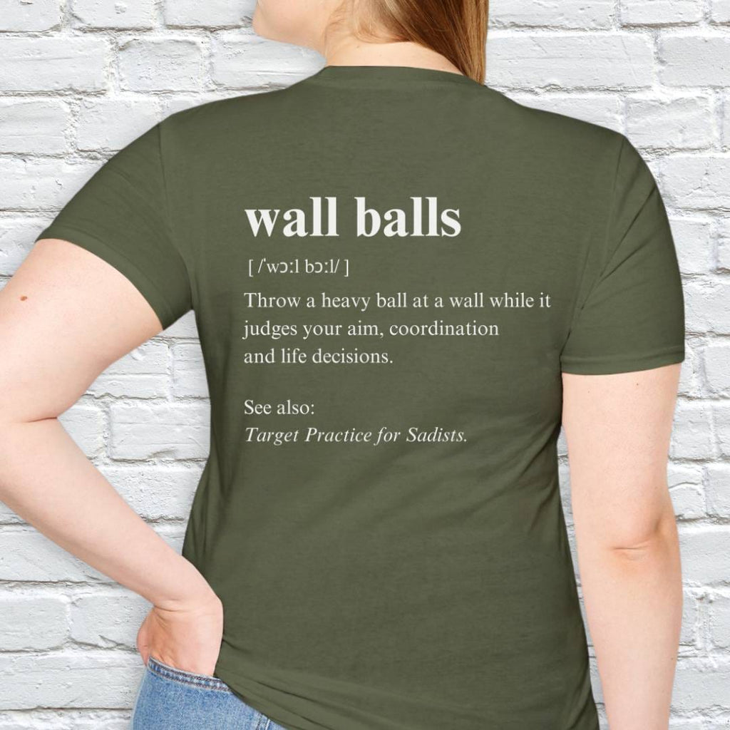 WALL BALLS DEFINITION BACK T-SHIRT