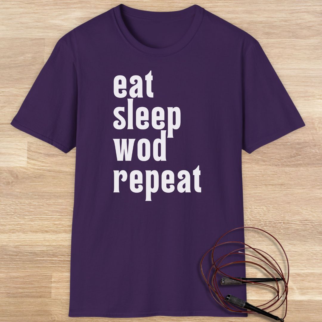 EAT SLEEP WOD REPEAT T-SHIRT