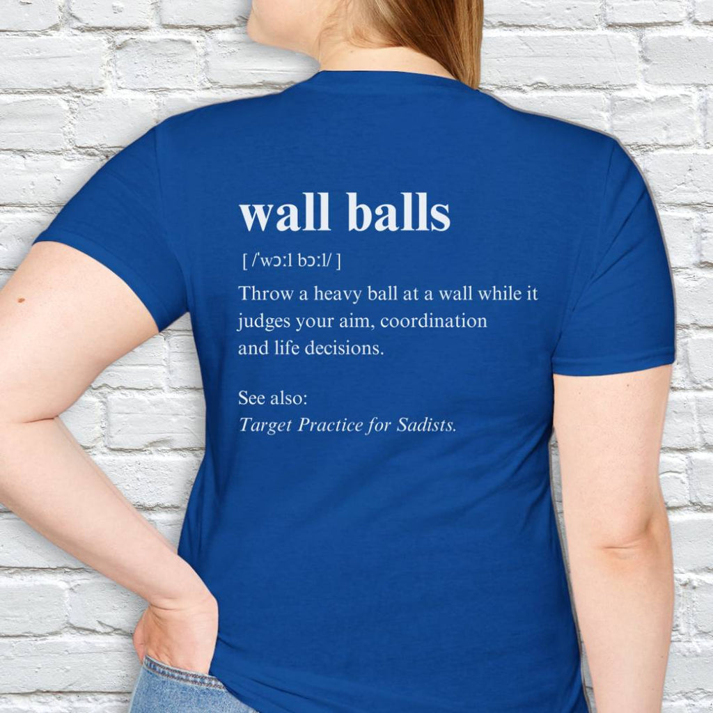 WALL BALLS DEFINITION BACK T-SHIRT