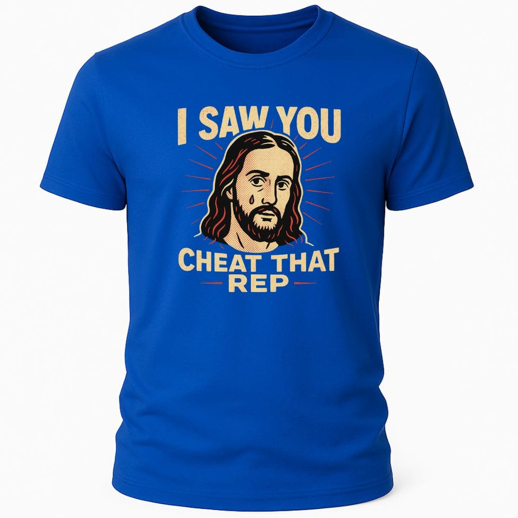 JESUS CHEAT THAT REP T-SHIRT