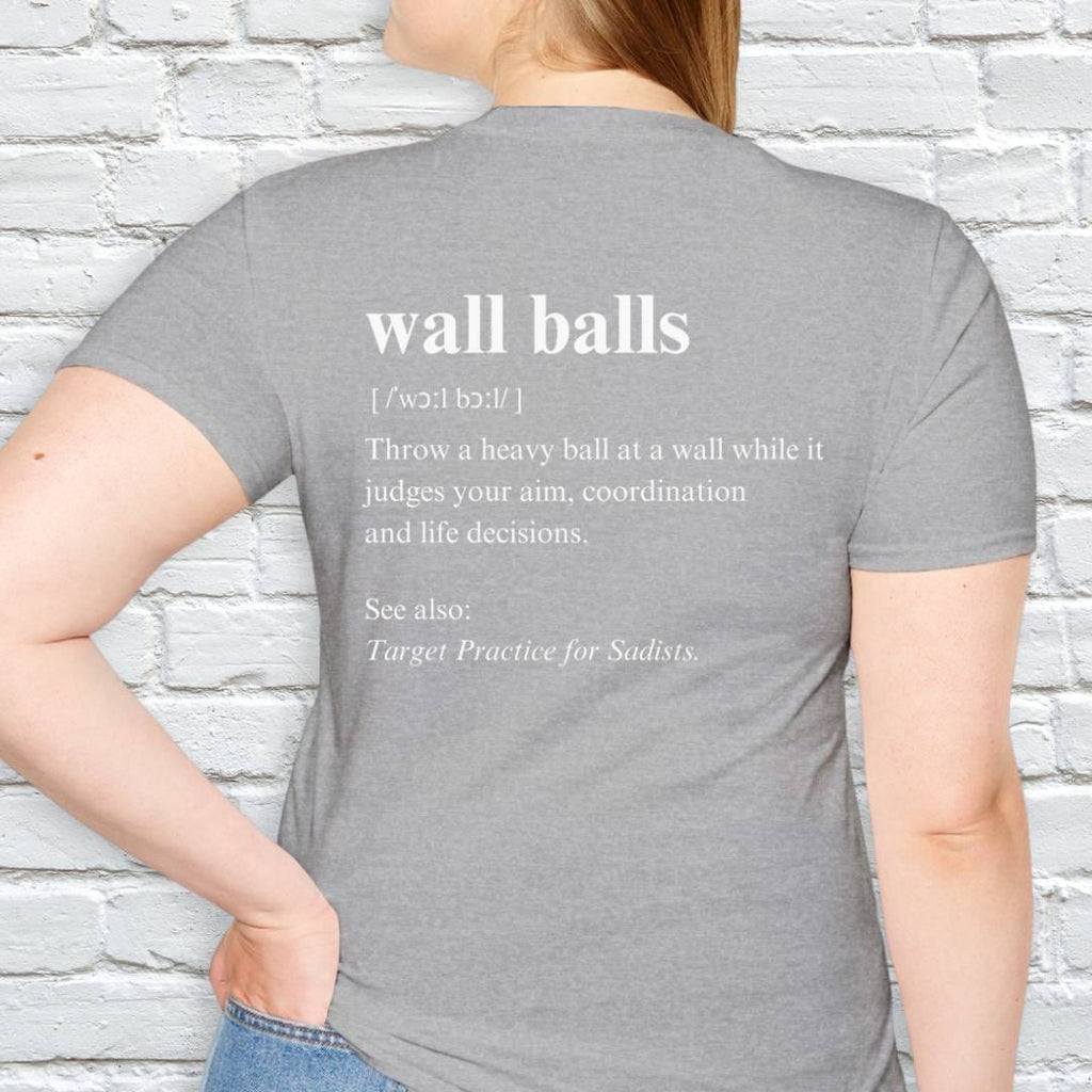 WALL BALLS DEFINITION BACK T-SHIRT