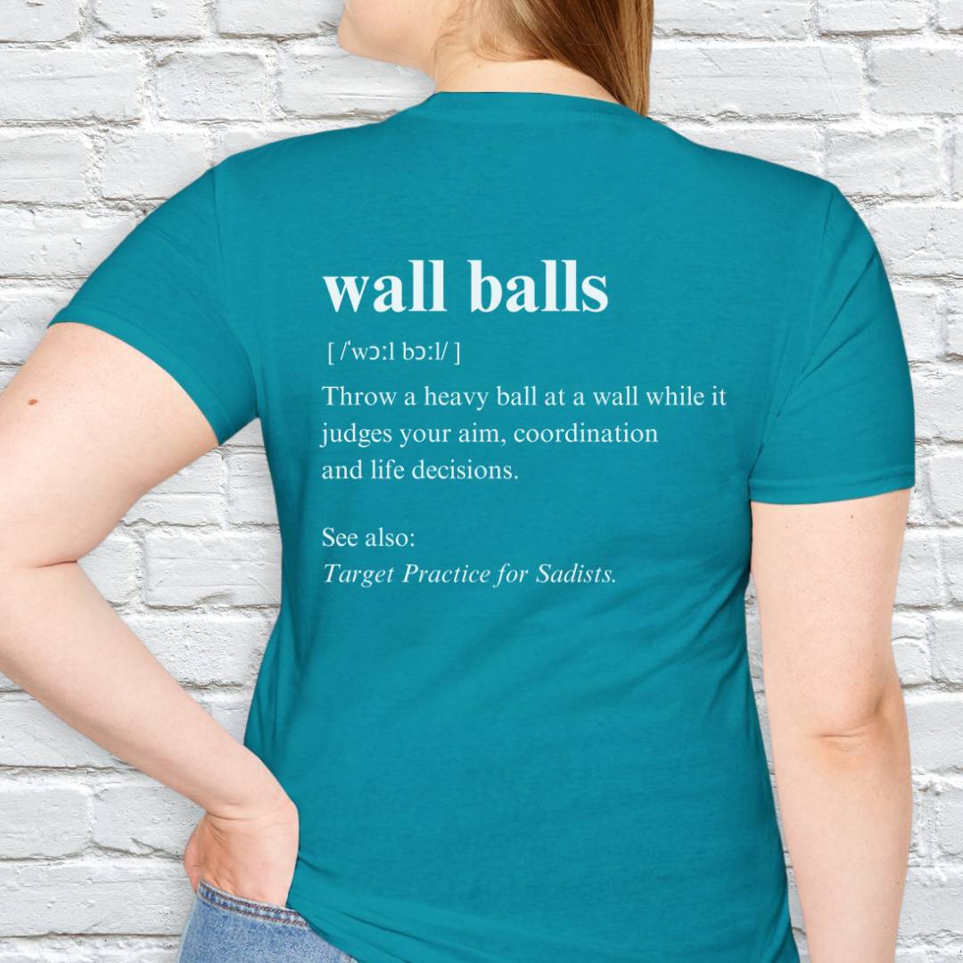 WALL BALLS DEFINITION BACK T-SHIRT
