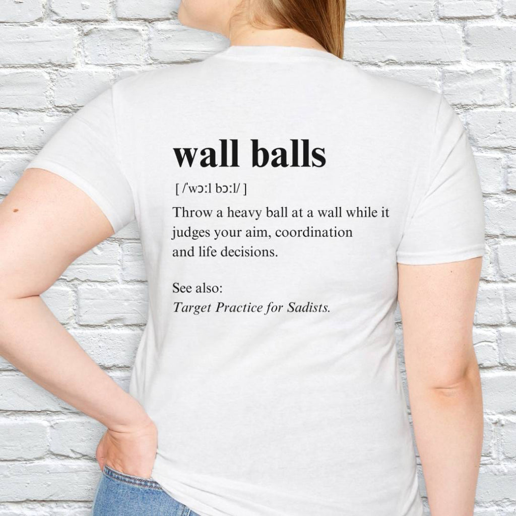 WALL BALLS DEFINITION BACK T-SHIRT