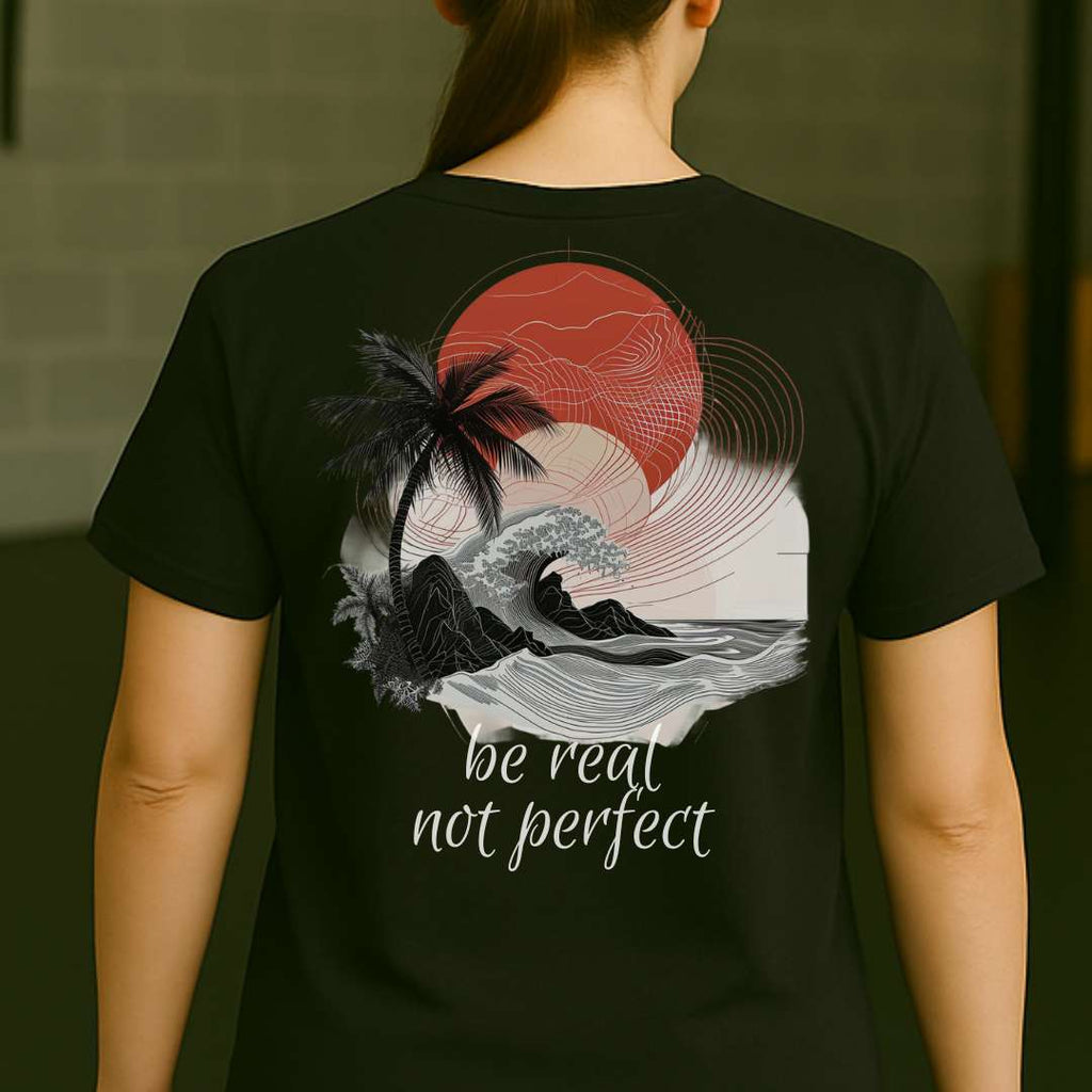 BE REAL BEACH T-SHIRT