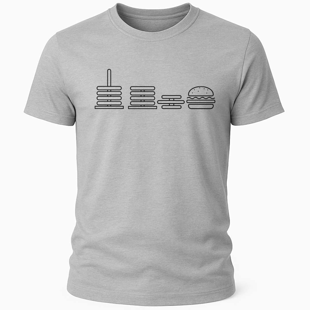 PLATES & BURGERS T-SHIRT